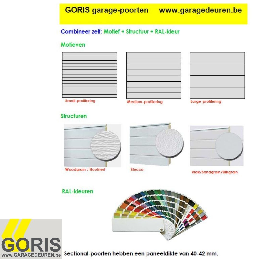 installateurs van sectionale poorten Hoogstraten | GORIS garagedeuren